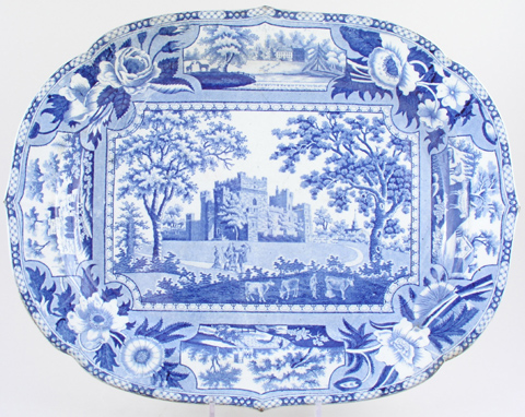 Meat Dish or Platter Raby Castle Durham c1820